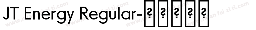JT Energy Regular字体转换